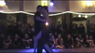 Paula Tejeda y Lucas Carrizo en La Milonga Solidaria 02