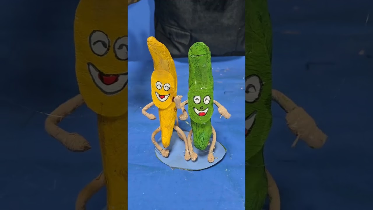 ティッシュで妖怪を作りました！