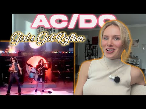 AC/DC-The Girl's Got Rythm!!  Russian Girl First Time Hearing!!