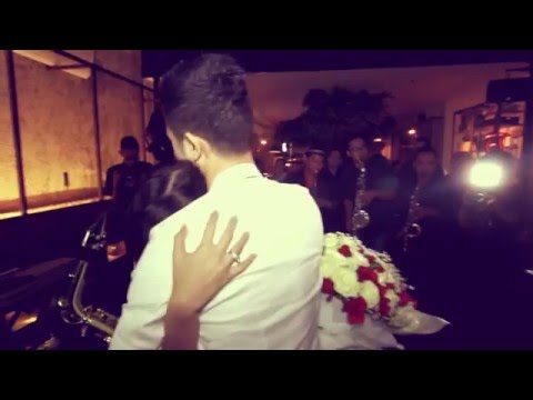 Saxophone MOB Marriage Proposal  dr. Azmi n Lisa (A Thousand Years Cover)