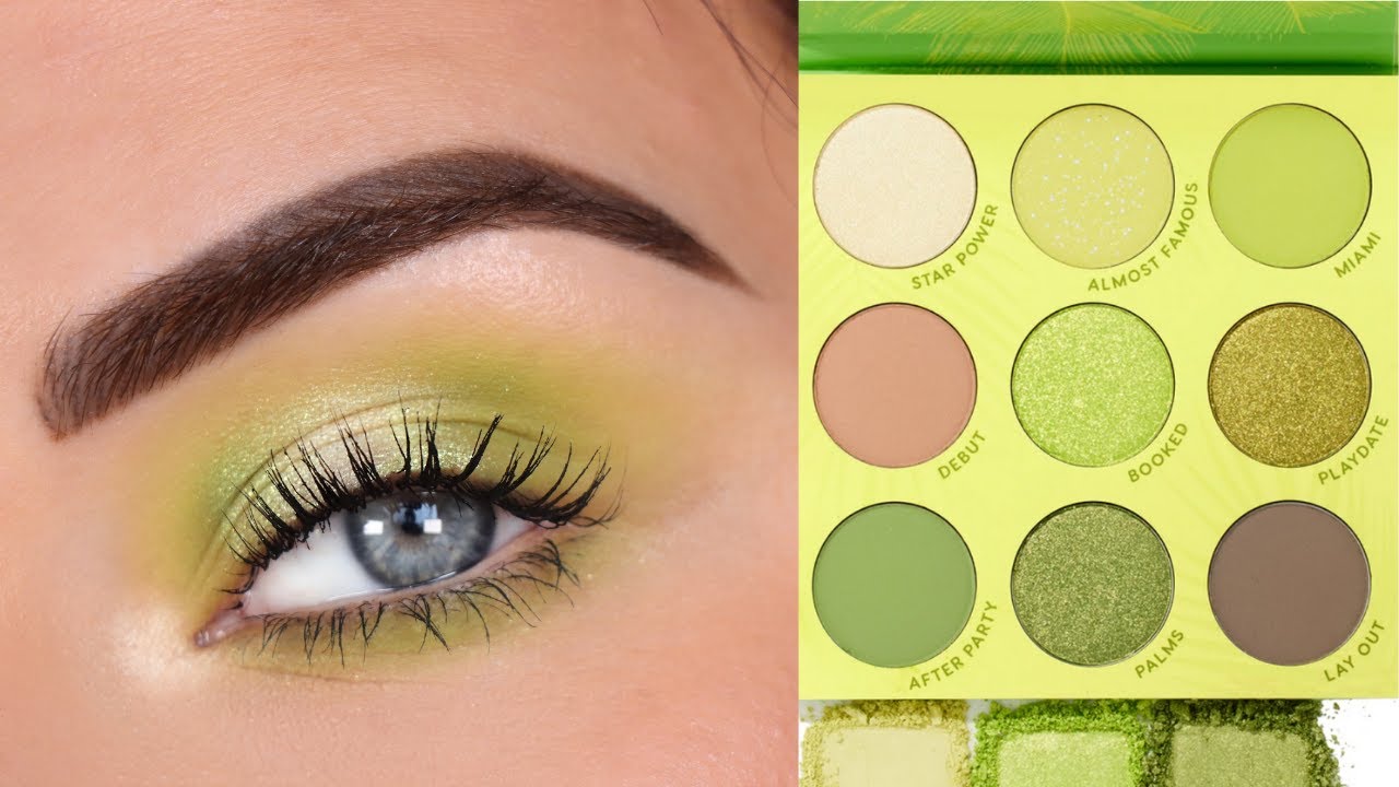 ColourPop In The Limelight Collection | Lime Green Eyeshadow Tutorial
