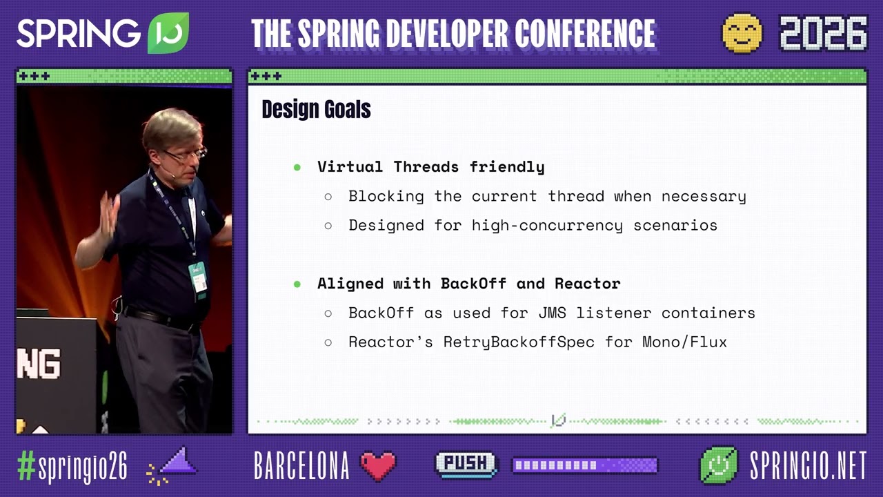 Core Resilience Features in Spring Framework 7 by Juergen Hoeller @ Spring I/O 2026