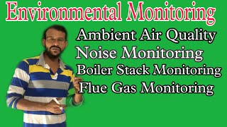 What is Environmental Monitoring| Types of Environmental Monitoring| Ambient air quality| Noise|