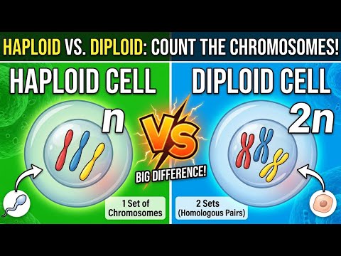 DIFFERENCE BETWEEN HAPLOID AND DIPLOID CELL | NEET Biology | LakshyaMarch Begusarai