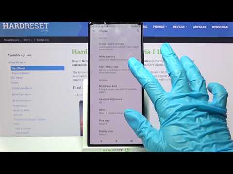 How to Change Display Refresh Rate in SONY Xperia 1 III – Manage Display Settings
