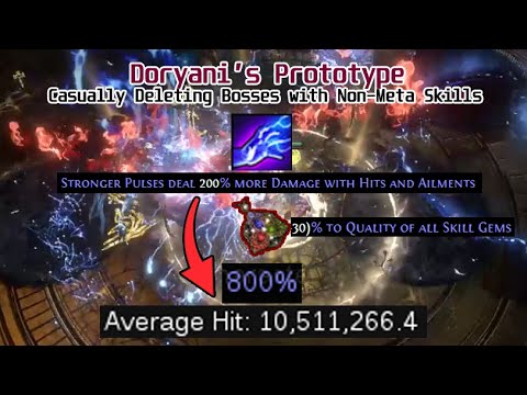 Destroying End Game /w Lightning Tendrils,Divine Ire, Wave of Conv Doryani's Prototype | POE 3.18