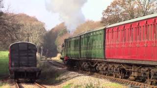 preview picture of video 'Isle of Wight Steam Railway LSWR O2 Class W24 Calbourne'