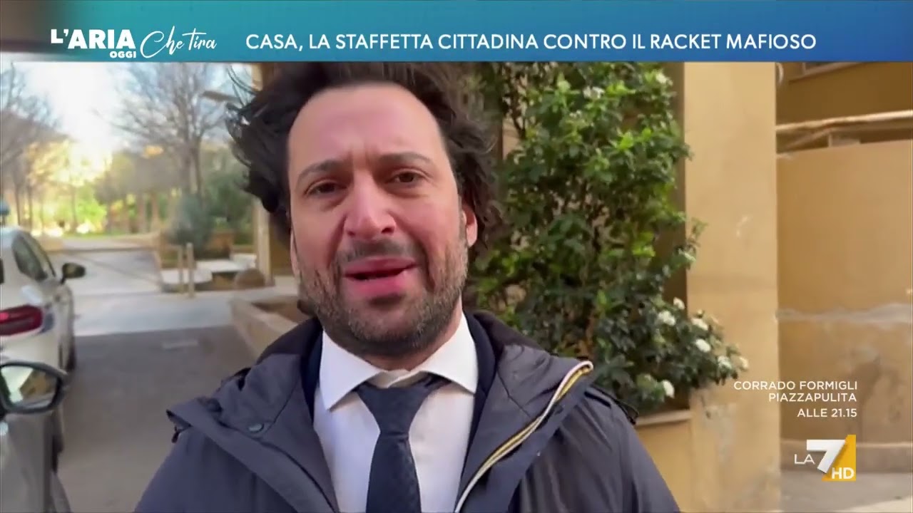 Casa, la staffetta cittadina contro il racket mafioso