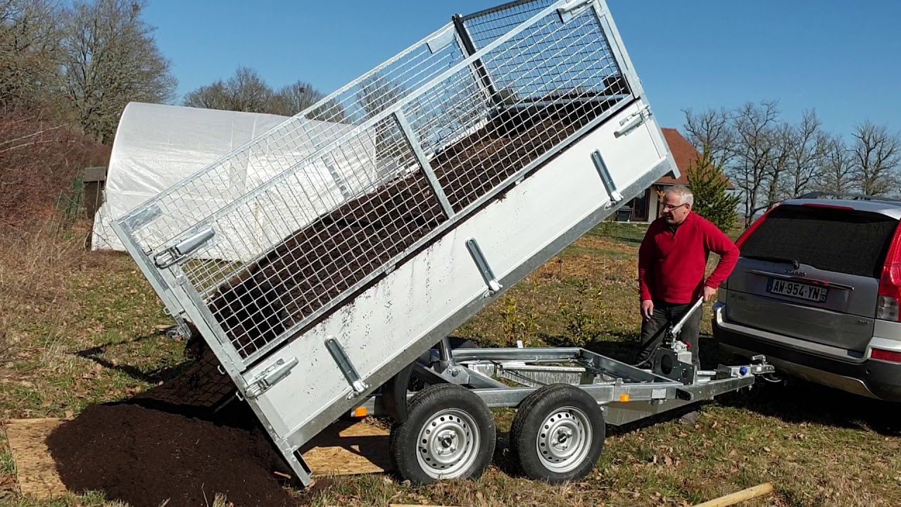 Benne hydraulique 750 kg