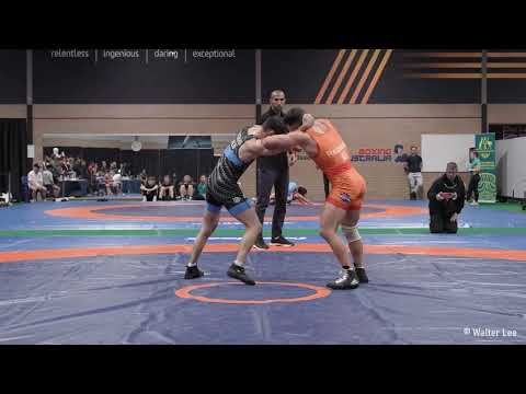 MOSTAFA REZAEIFAR vs GEORGII OKOROKOV  [4K VIDEO] - AUSTRALIAN NATIONAL WRESTLING CHAMPIONSHIPS 2022