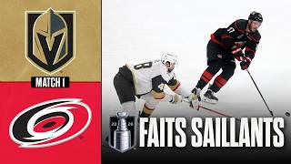 Golden Knights vs Hurricanes | Finale de la Coupe Stanley, match no 1 | Faits saillants