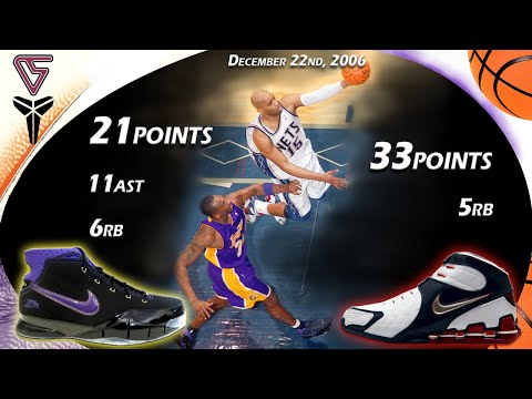 Kobe Bryant VS Vince Carter Face-off December 22nd 2006