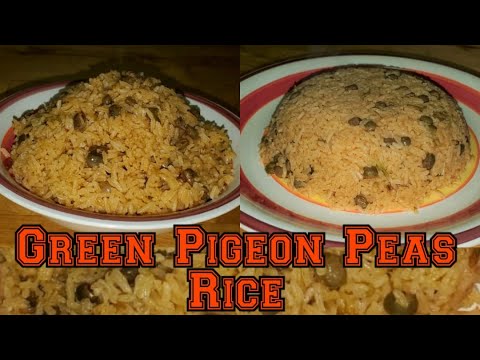 Dominican Green Pigeon Peas Rice AKA Moro de Guadules - Easy but Delicious Rice