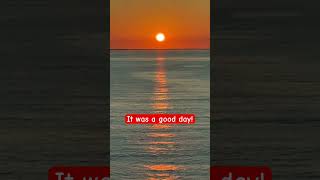 It was a good day!  #cruise #cruiselife #sunset