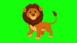Download lagu animasi green screen hewan singa mp3