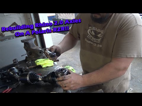 Rebuilding SuperATV Rhino 2.0 Axles On A SXS
