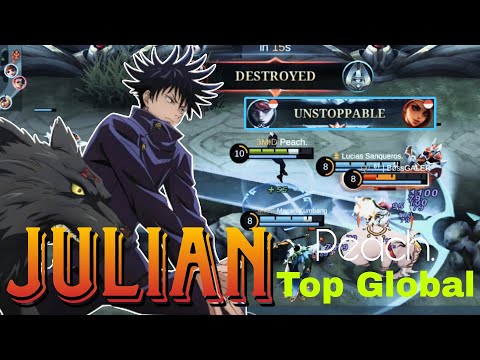 Sure Win!!! | Top Global Julian | by Peach. | Best Build for Julian | MLBB Gameplay