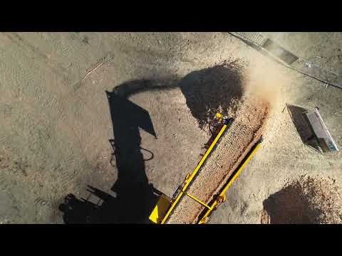 CBI 5900T Grinder Demo | Industrial Horizontal Grinder for Land Clearing & Biomass
