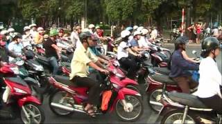 Crazy Street Traffic in Saigon (Ho Chi Minh City), Vietnam