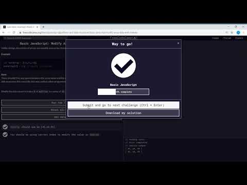 Basic Javascript 40111 Modify Array Data With Indexes Freecodecamp