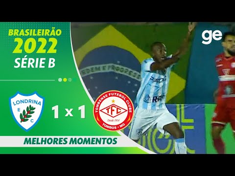 Gols e lances de Londrina x Tombense