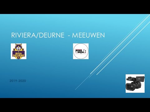 Zaalcompetitie 2019-2020 Riviera/Deurne - Meeuwen 01/03/2020