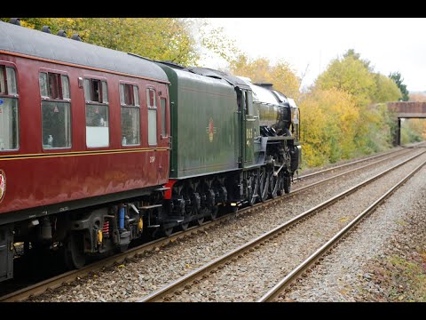 Tornado and Duchess of Sutherland at Cwmbran 13/11/21