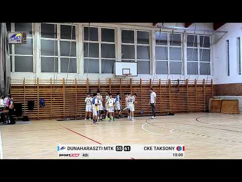 Dunaharaszti MTK vs CKE Taksony U16 fiú - 18/01/2024