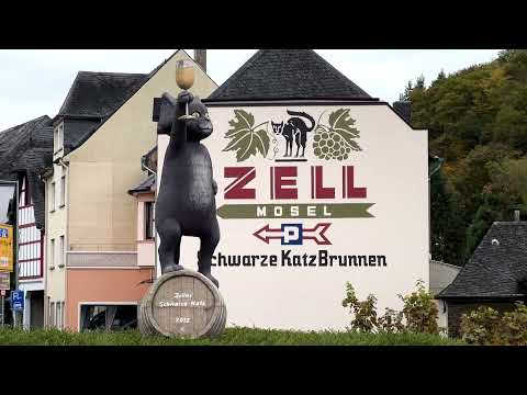 Zell (Mosel) / Stadtrundgang 4K Video 