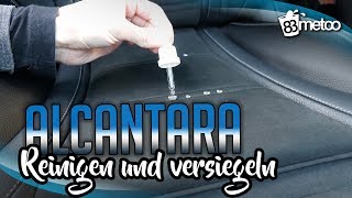 AMG C63 Alcantara reinigen & versiegeln | Gyeon Fabric Coat & Koch Chemie Pol Star Textilreiniger