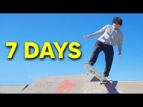 I Learned How to Skateboard In a Week