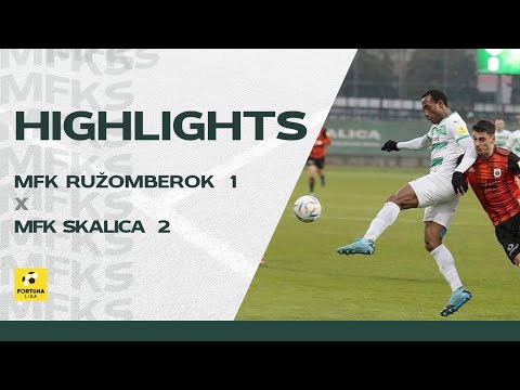 Highlights | MFK Ružomberok 1:2 MFK Skalica (Fortuna Liga 22/23, 8.kolo nadstavby)