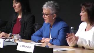 Agintarien amaierako hitzaldia.