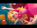 The Super Mario Bros Movie Peach Trains Mario Scene Movieclips