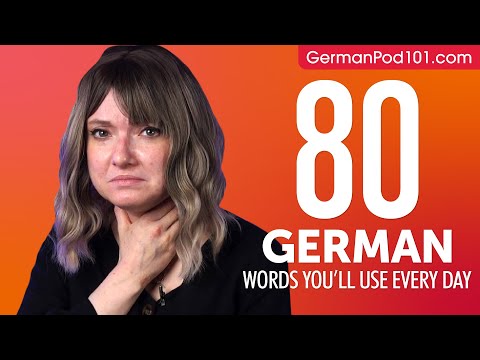 80 German Words You'll Use Every Day - Basic Vocabulary #48