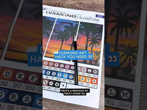 Have you tried this hack with your diamond art? #diamondart #diamondpainting #craft #hack #easyclean