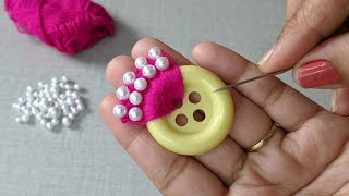 It's So Beautiful. Amazing Hand Embroidery Flower design idea. Super Hand Embroidery Flower design