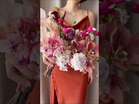 ウェディングブーケ:花飾りのアイデア ライフスタイル