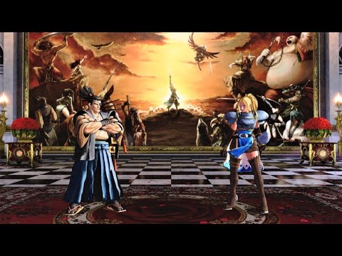 Yagyu Jubei vs Charlotte (Hardest AI) - SAMURAI SHODOWN