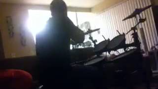ROLAND V DRUM PRACTICING WITH METRONOME... (GABRIE