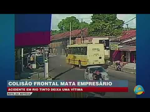 Rota da notícia - Empresário morre em colisão frontal registrada em Rio Tinto