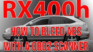 How To Bleed ABS brakes with a OBD2 Scanner - Lexus and Toyota Hybrids - Part 31 - Bildilla Magasin