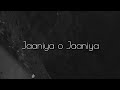 Jaaniya Lyrics Sidharth Basrur Haunted Chirantan Bhatt Achint Kaur Arif Zakaria Junaid Wasi