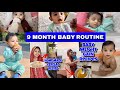 Indian Mom Realistic Morning Routine With 9 MONTH Old Baby HOME MADE CERELAC Recipe Afrin
