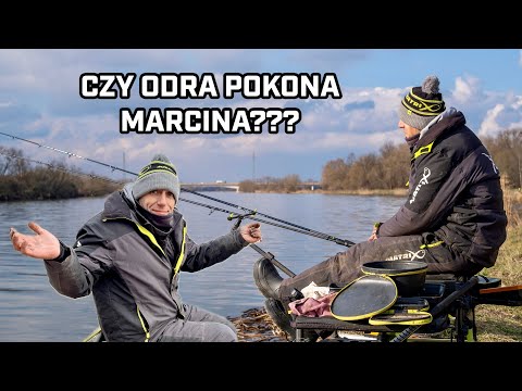 OGROMNE zimowe LESZCZE z ODRY na FEEDERA | Marcin Kostera