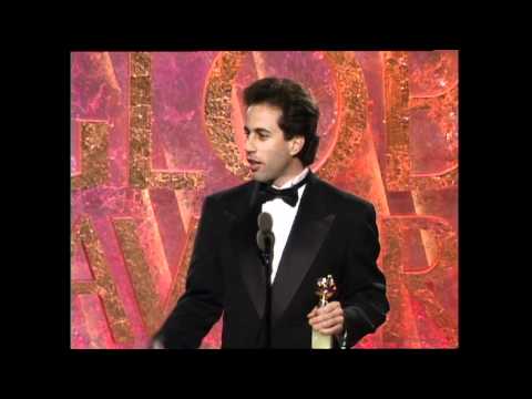 Jerry Seinfeld Wins Best Actor TV Series Musical or Comedy - Golden Globes 1994