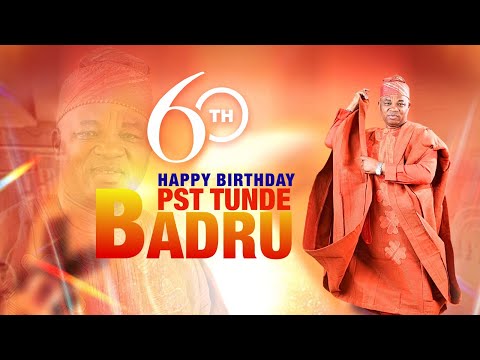 Pastor Tunde Badru @60 Banquet