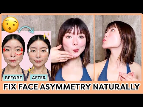 FULL FACE EXERCISES FOR ASYMMETRY! FIX FACE ASYMMETRY✨GET SYMMETRICAL FACE, LOOK MORE ATTRACTIVE✨