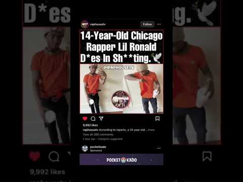 R.i.p Lil Ronald I’m sorry this happened to u so young #LilRonald #shooting #chicago