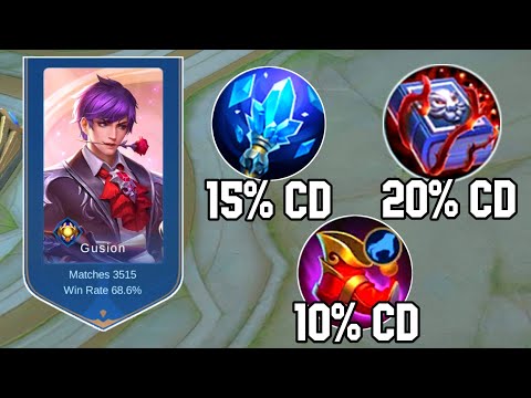 WHEN GLOBAL GUSION ABUSE THIS COOLDOWN BUILD!! (you must try!!)